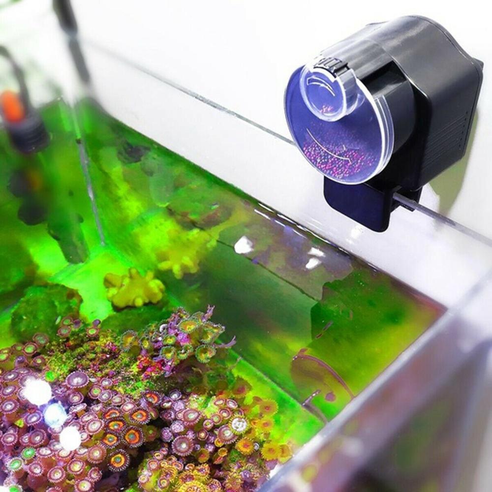 Mini Auto Fish Tank Food Feeder Adjustable Aquarium Timer Auto Fish Tank Pond Food Feeder