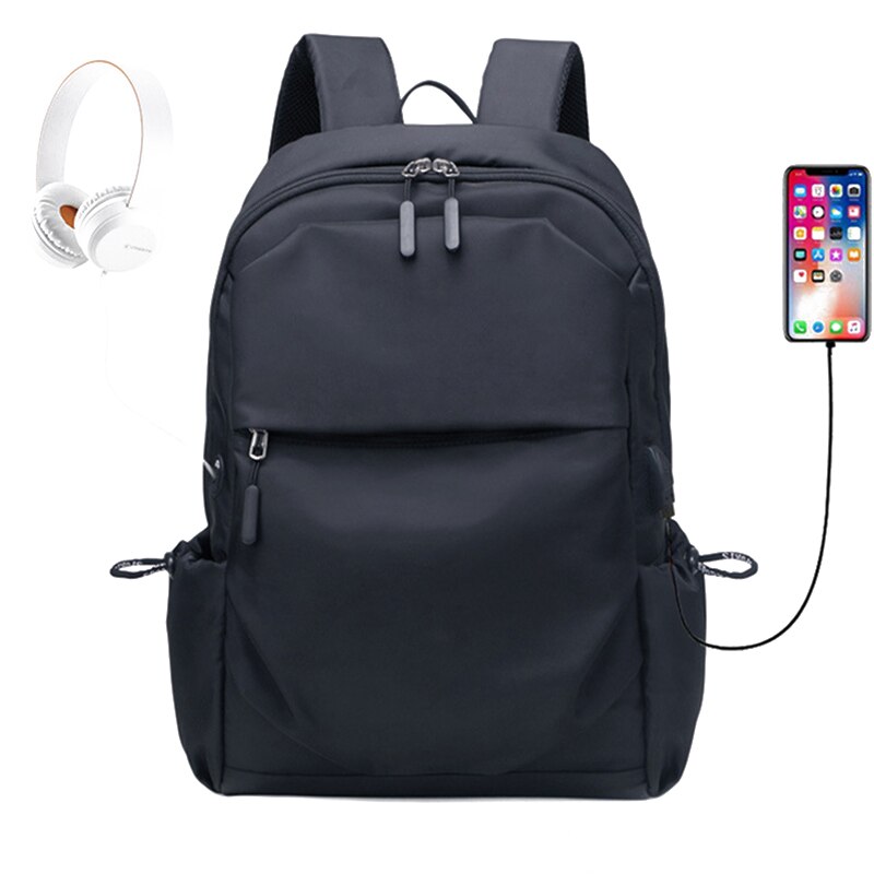 Large Capacity Travel Backpack Youth Student Schoolbag Men Student Waterproof Backpack USB Charging Interface Laptop Backpack