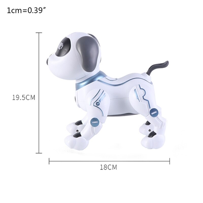 Afstandsbediening Hond Rc Robotic Stunt Puppy Dansen Programmeerbare Smart Speelgoed Met Geluid Interactieve