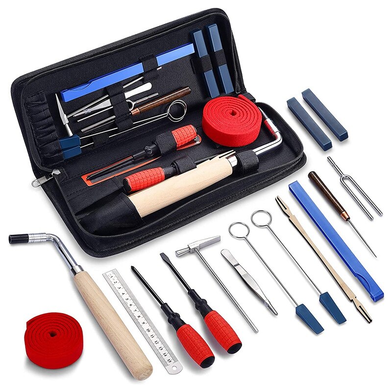 Kit d&#39;outils de réglage de Piano , outil universel de réglage de Piano à faire soi-même, accessoires de réparation de Piano, 16 pièces: Default Title