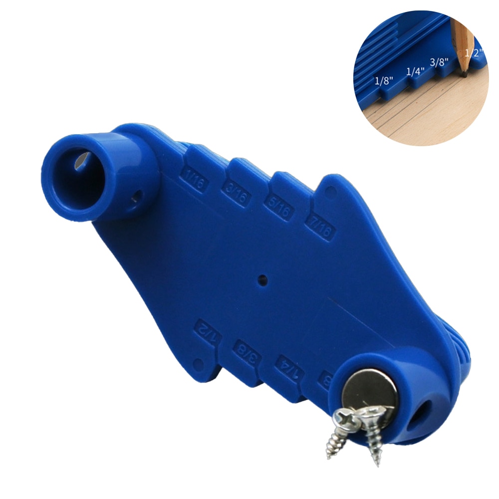 Mark Center Finder Centering Scriber Marking Gauge Alignment Line Carpenter Tool Woodworking Magnetic Center Line Scriber Finder
