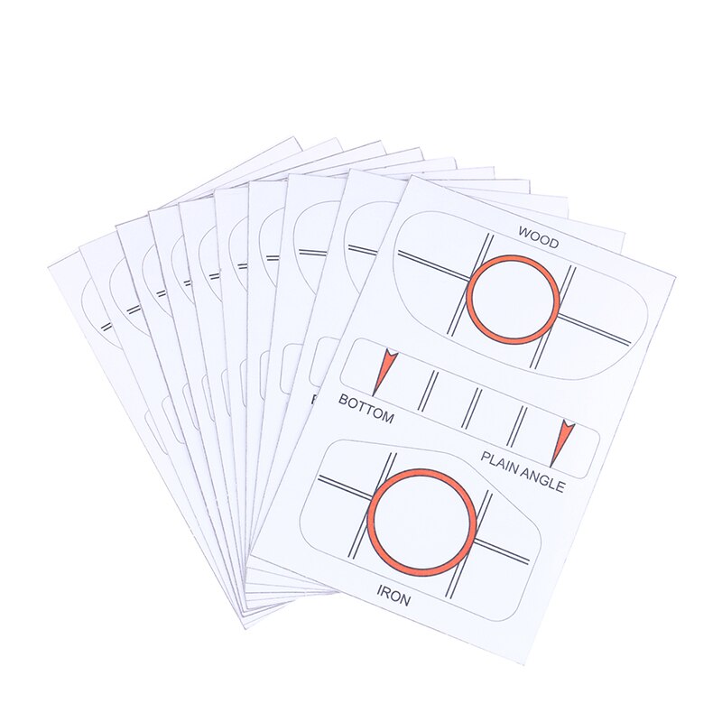 10Pcs 4.3*2.9 inch White Golf Tape Club Target Lab... Grandado