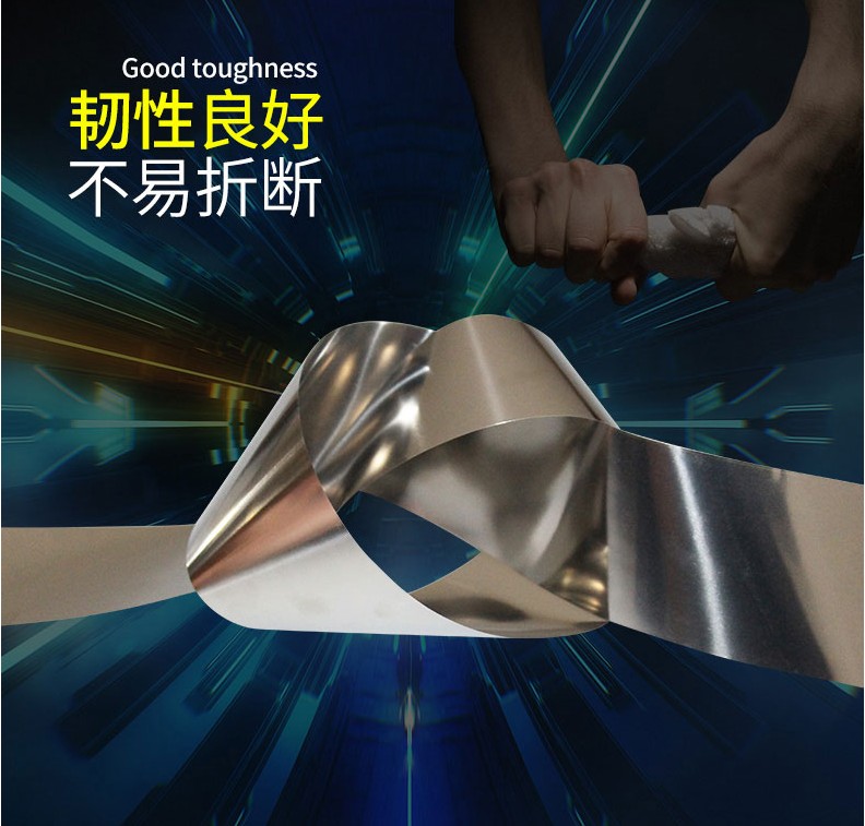 1pc 0.2mm Thickness Silver 304 Stainless Steel Fine Plate Sheet Foil 100mmx1m For Electronic Equipment