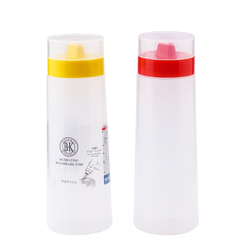 Kunststoff Nadel-nase Salat Dressing quetschen Flasche Ketchup dauerhaft Senf Würze Flaschen Küche Zubehör