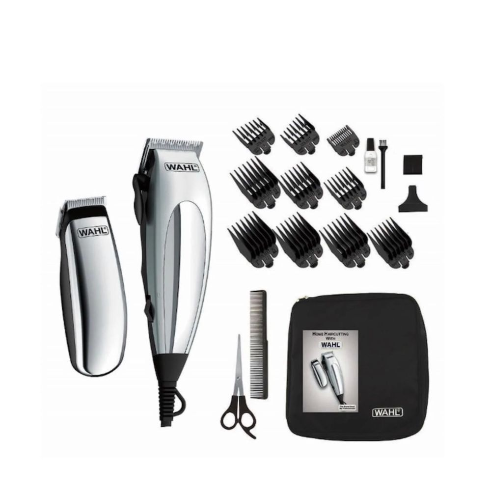Wahl 79305 Deluxe Thuis Pro Mannen Tondeuse Mini Precisie Trimmer Scheerapparaat Snoer Haar Set Complete Professionele Kapper Set: ons aansluiten