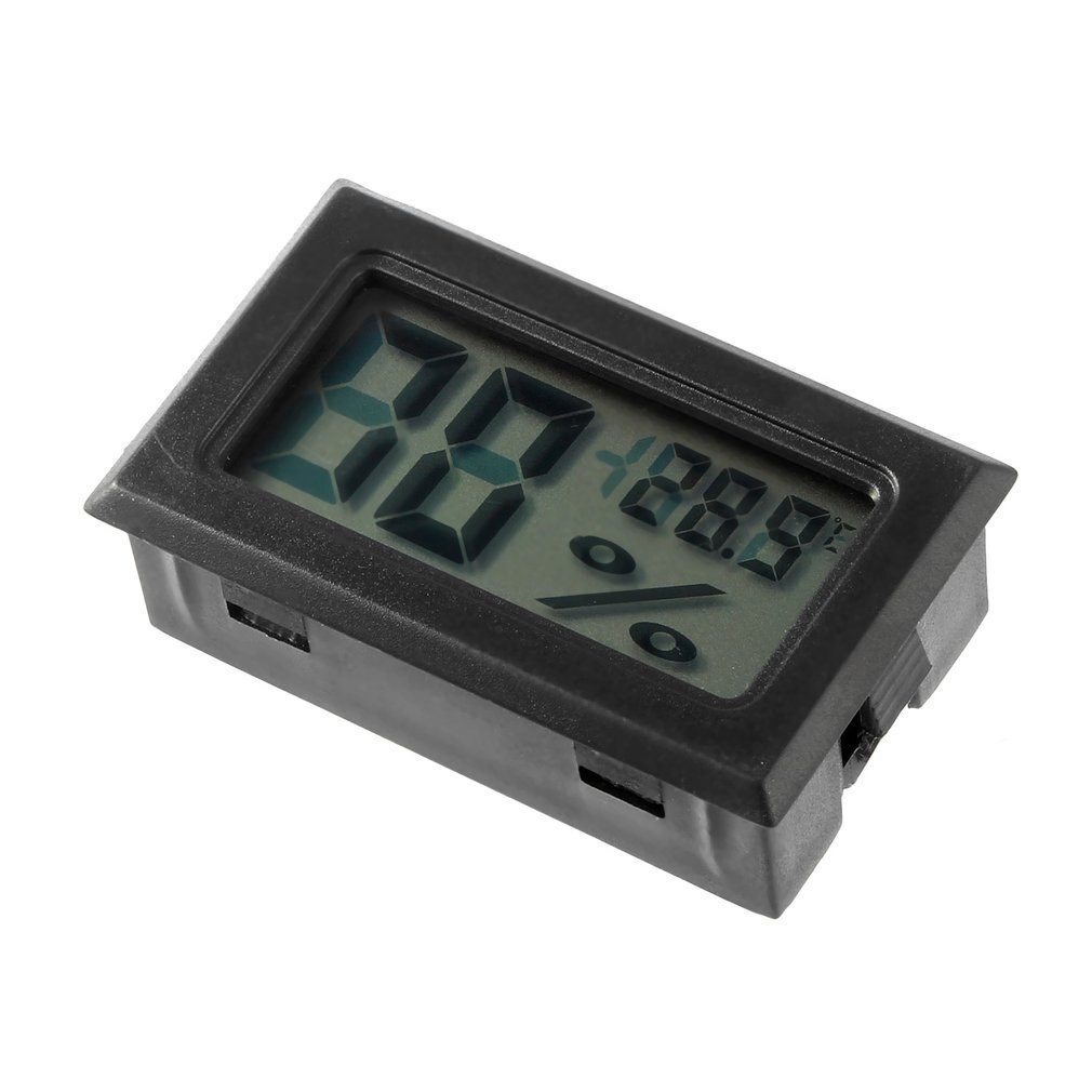 Mini Digital LCD Temperature Sensor Humidity Meter Thermometer Hygrometer Measuring Gauge White/Black