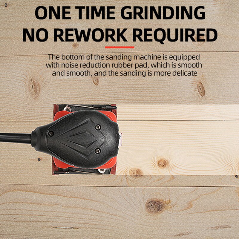 Mini Electric Sander with Sandpaper Woodworking Tool Furniture Metal Polisher Electric Sanding Tool Buffer Grinding Machine