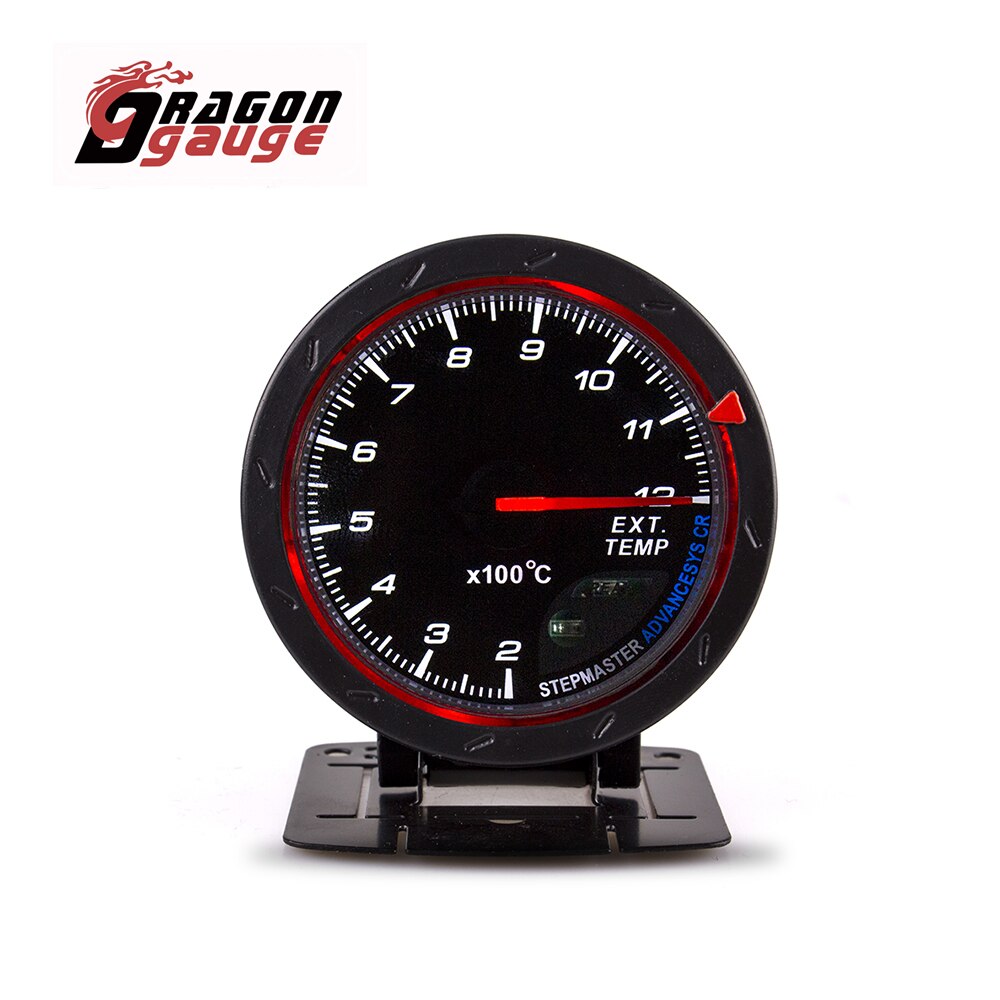 DRAGON GAUGE 60MM Tachometer RPM Water Temp Oil Temp Oil Press Boost Voltmeter Air Fuel Ratio EGT Gauge Car Gauge for 12V Car: Exhaust Temp Meter