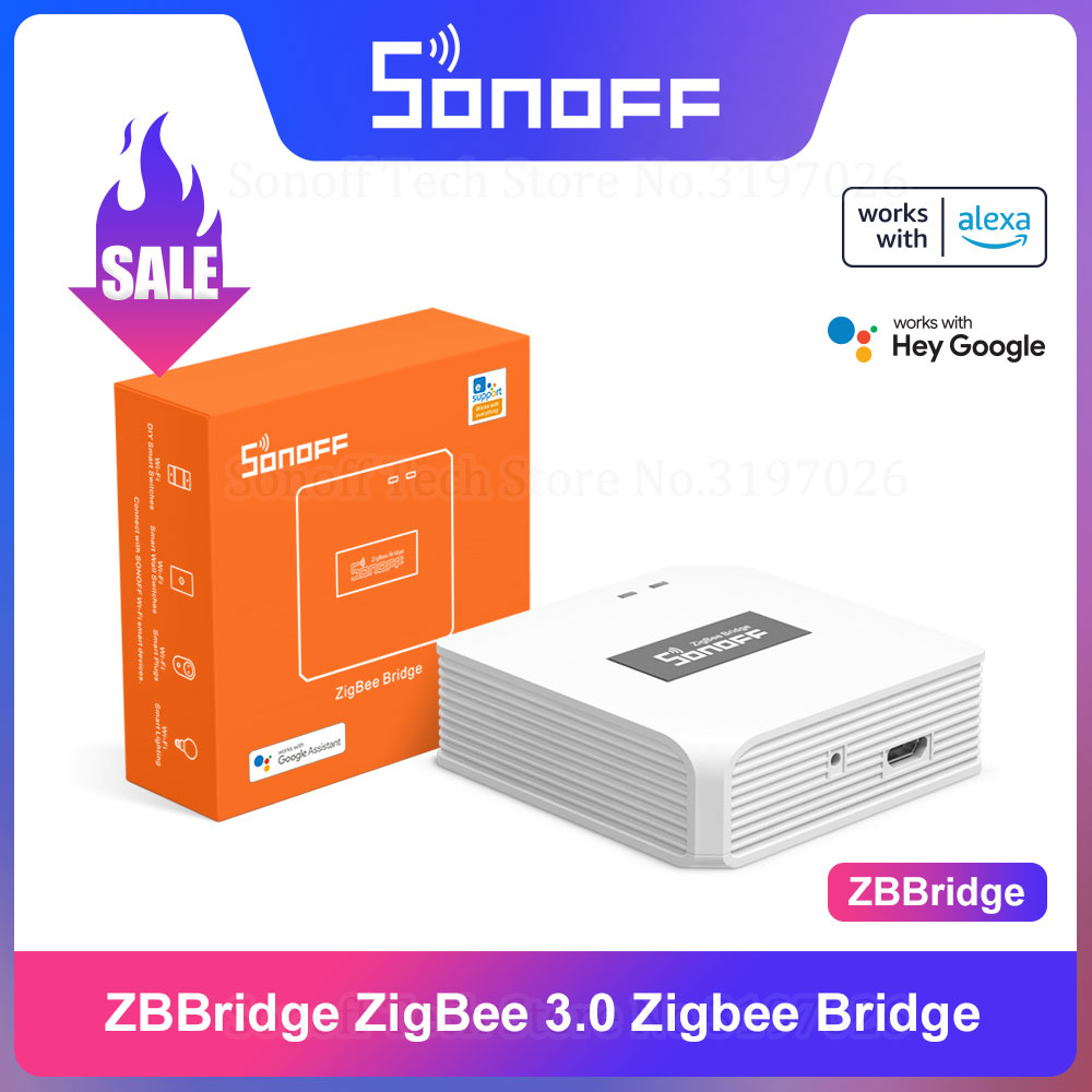 Sonoff zbbridge zigbee siltakytkin zigbee 3.0 yhdyskäytävän monen laitteen hallinta ewelinkin ääniohjauksen kautta alexa google home