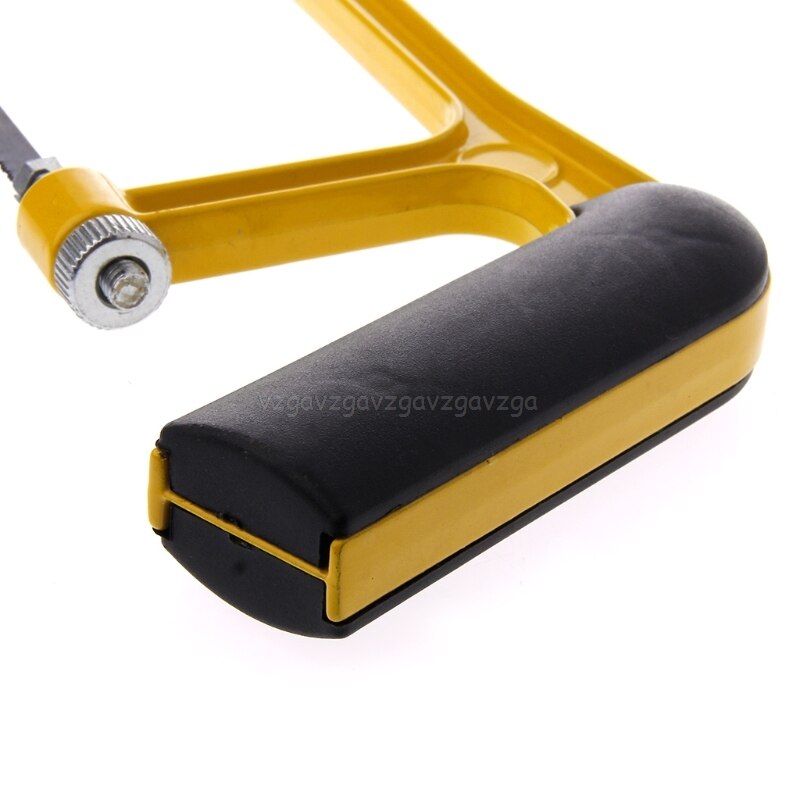 6 Inch Adjustable Hacksaw Saw Hand Tool with Aluminum Alloy Frame for Wood Cutting Metal Fiber N23