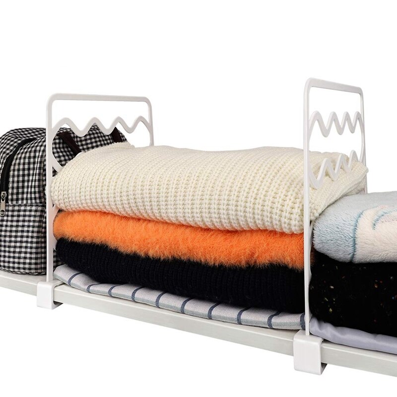 Closet Tension Shelf Nail Free Expandable Closet Storage Rack