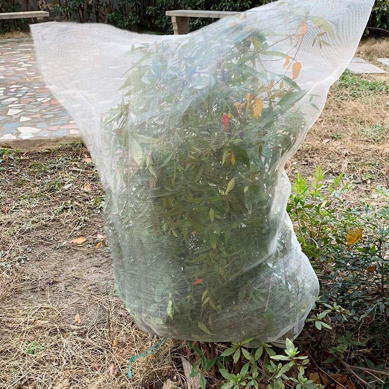 4 Pakken Tuin Plant Bescherming Netten Met Touw, Tomaat Beschermhoes Tuin Plant Isolatie Zakken Voor Groente