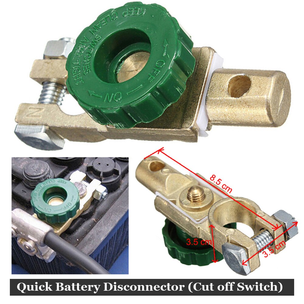 Power-off Battery terminal Kill Universal 6v/12v/24v Link Clamp Connector