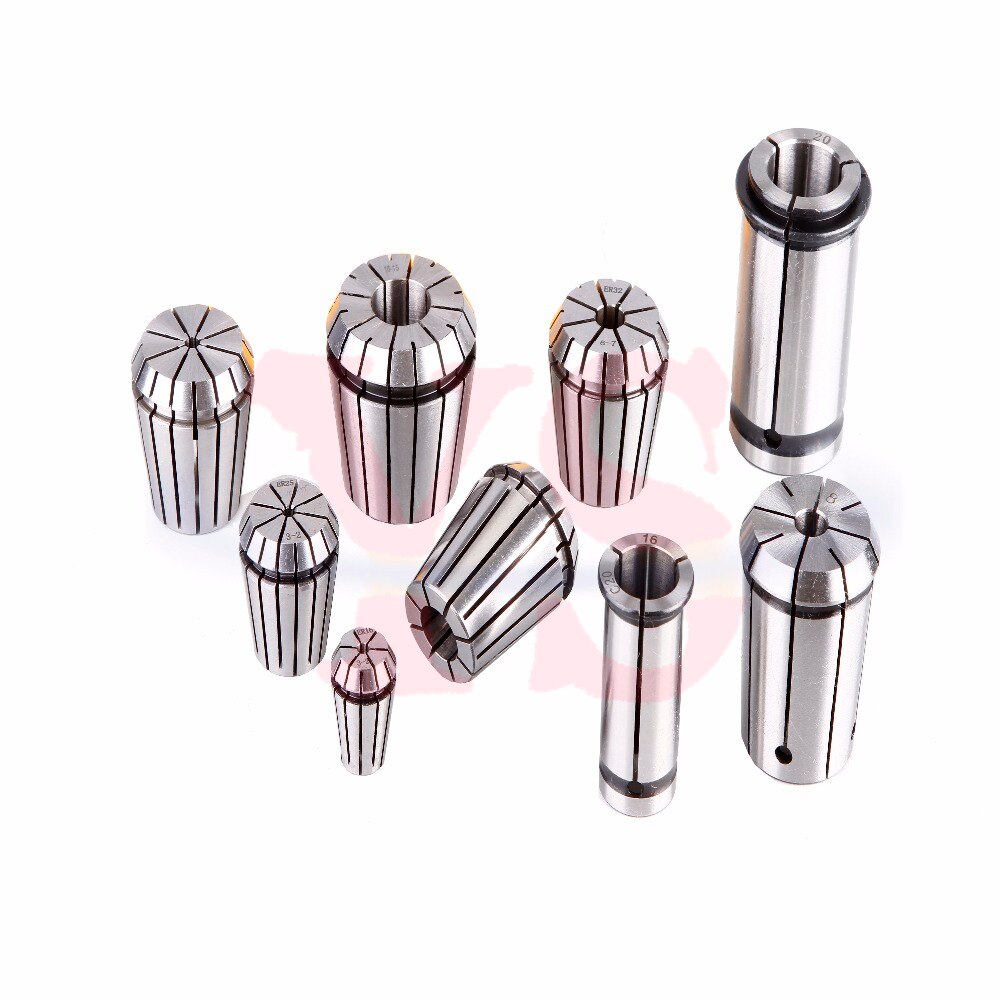High Precision ER16 collet set 5pcs (3-10mm) CNC collet chuck toolholder TIR 0.005mm