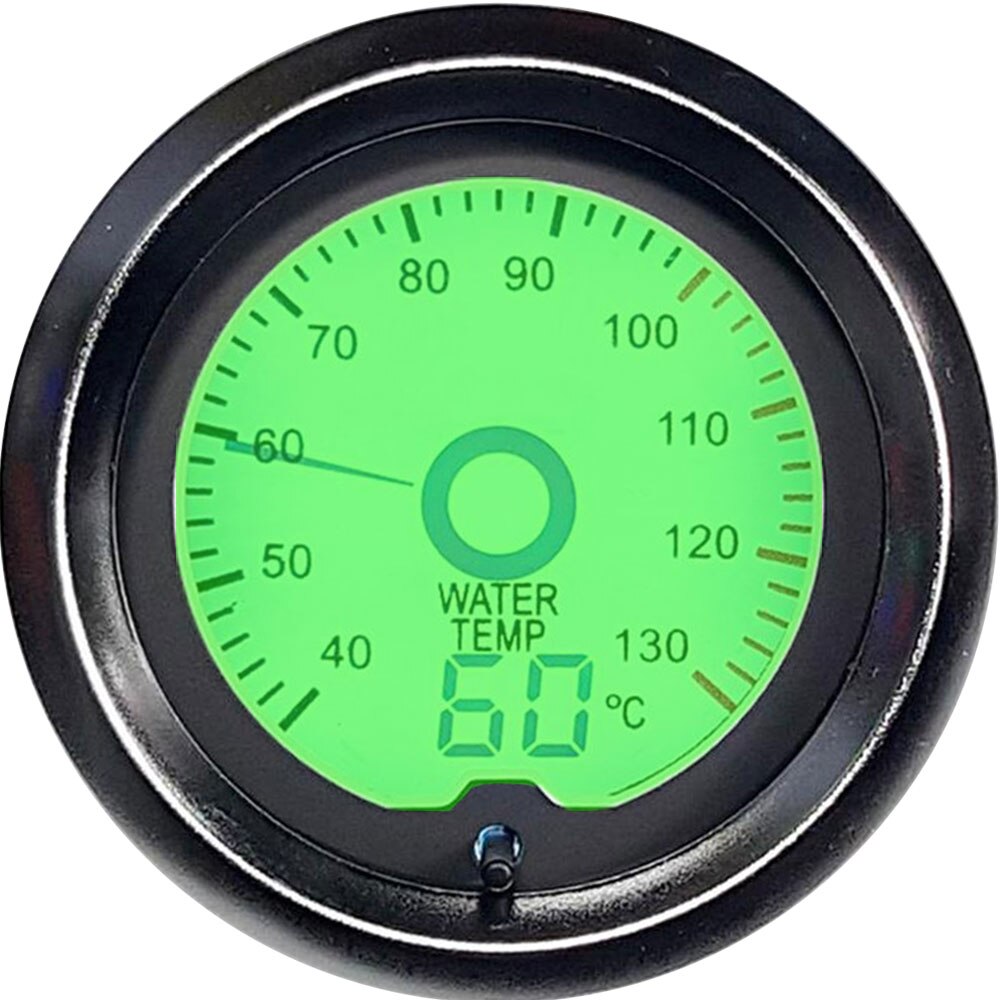 Universal 52mm Digital Water Temperature Coolant Gauge 20-150 Celsius 68-302 Fahrenheit Blue 7