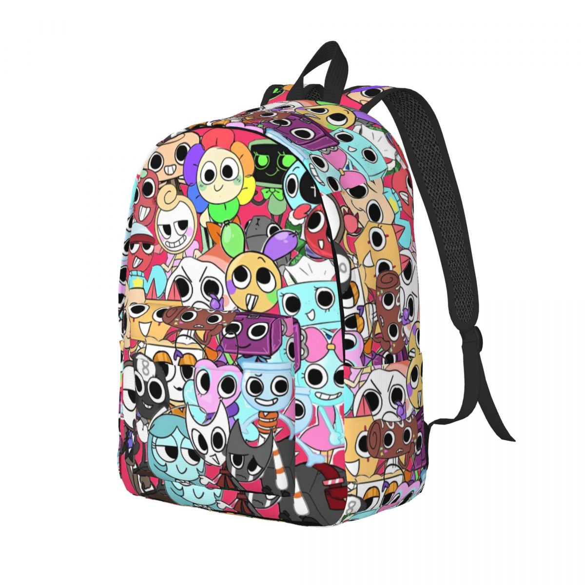 Dandys World Backpack for Men Women Teenage Student Hiking Travel Daypack Cartoon Game Laptop Computer Shoulder Bag Durable: 16 inches / black