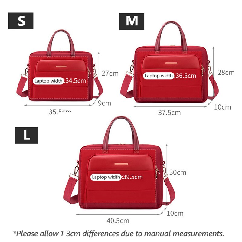 Capacity Briefcase Travel 13 14 15.6in Laptop Document Organizer Shoulder Bag Business Ipad Phone Notebook Storage Handbag X133C