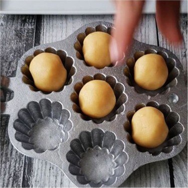 Casting Tartlet Mold Kleine Tartlet Form Verschiedene Formen Tartlet Thai Mold Pan Herd Alumınum Hol Modell