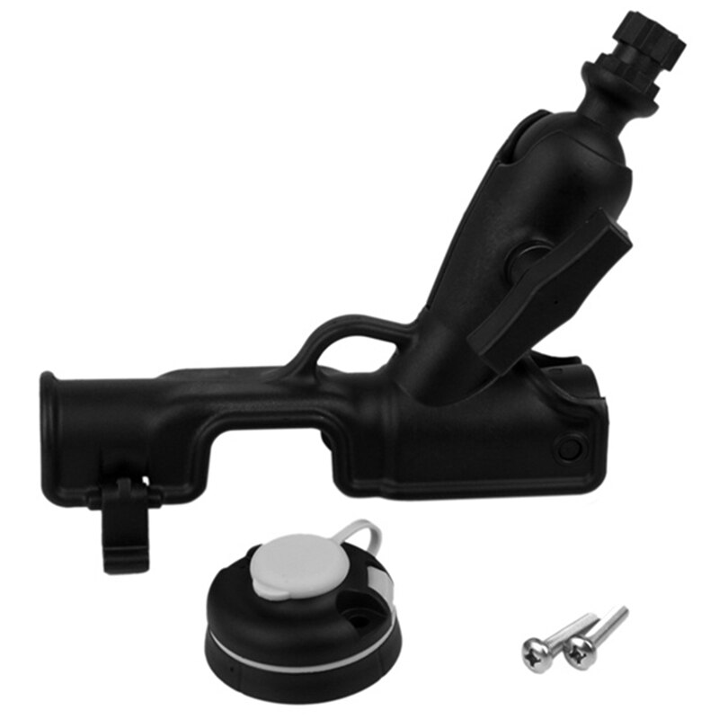 2Pcs 360° Adjustable Fishing Rod Holder Rack Mount Bracket for Kayak Canoe Flatable Fishing Boat Yacht Accessorie