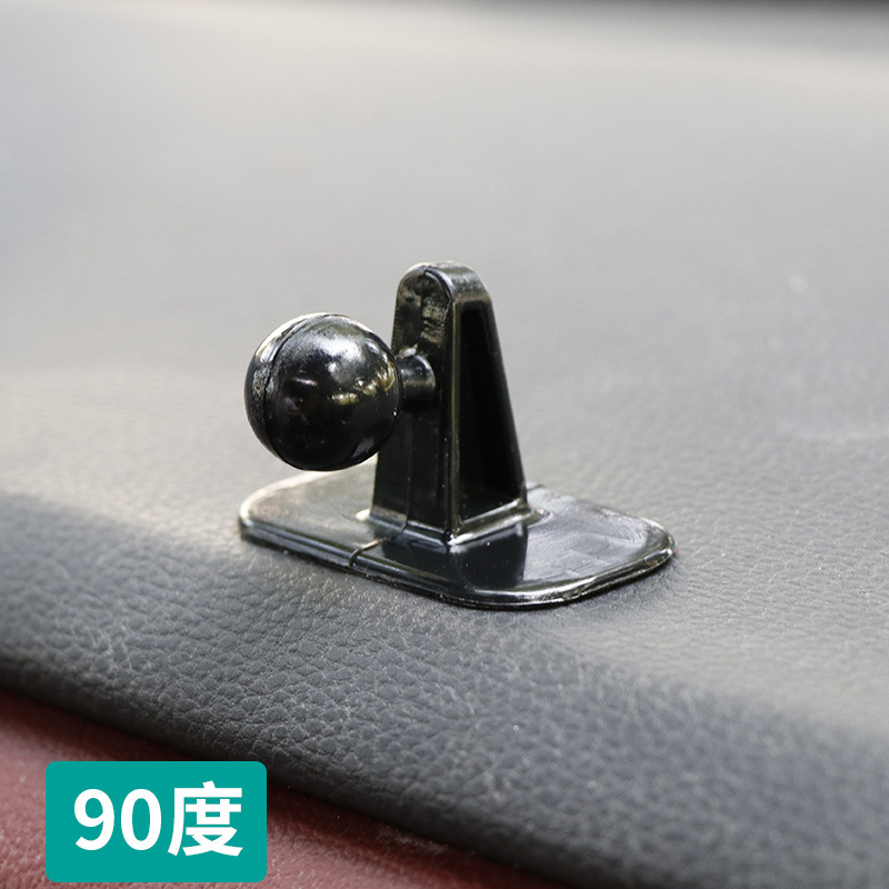 Auto Mobiele Telefoon Houder Base Accessoires Dashboard Base Panel Sticky Gebogen Oppervlak Kan Worden Geplakt 17Mm Universele Hoofd