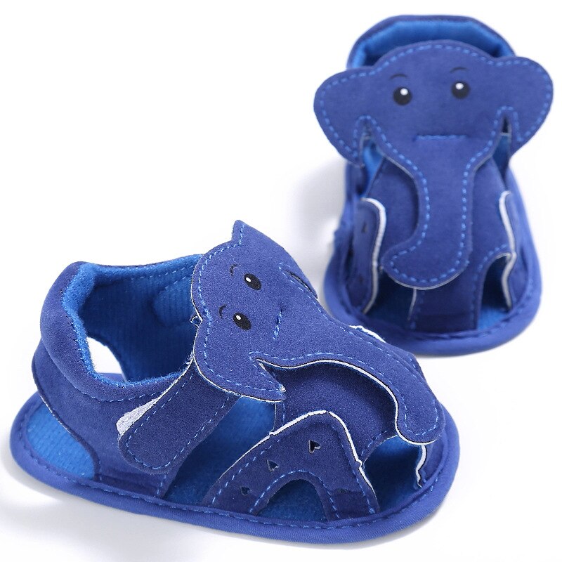 designs Elephant Animal Pu leather Baby moccasins child Summer Girls Boys sandals Sneakers Infant shoes 0-18 M