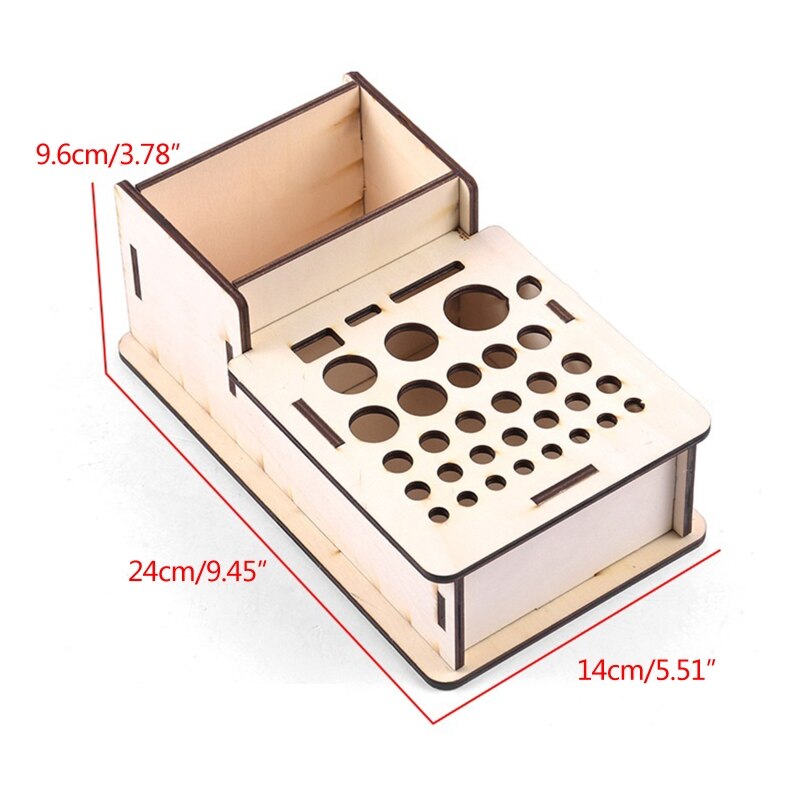 Leather Craft Tool Holder Box Hand Work Holder Stand Organizer for Leather Working Organizer Storage