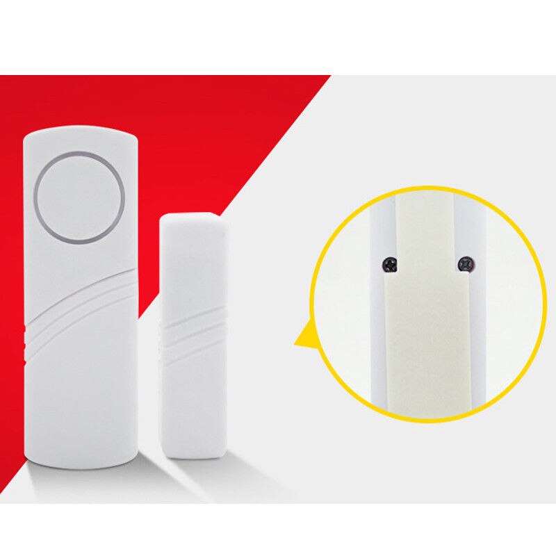 Wireless Alarm Business Entrance Chime Sensor Kit Security Door Entry Alert Bell