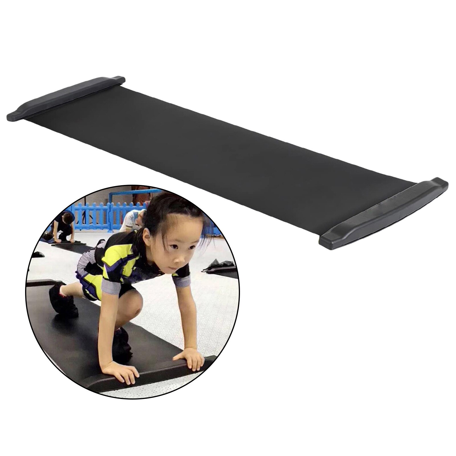 Slide Board 180x50cm Silky Balance Training Mat Leg Sliding W/ Carry Bag