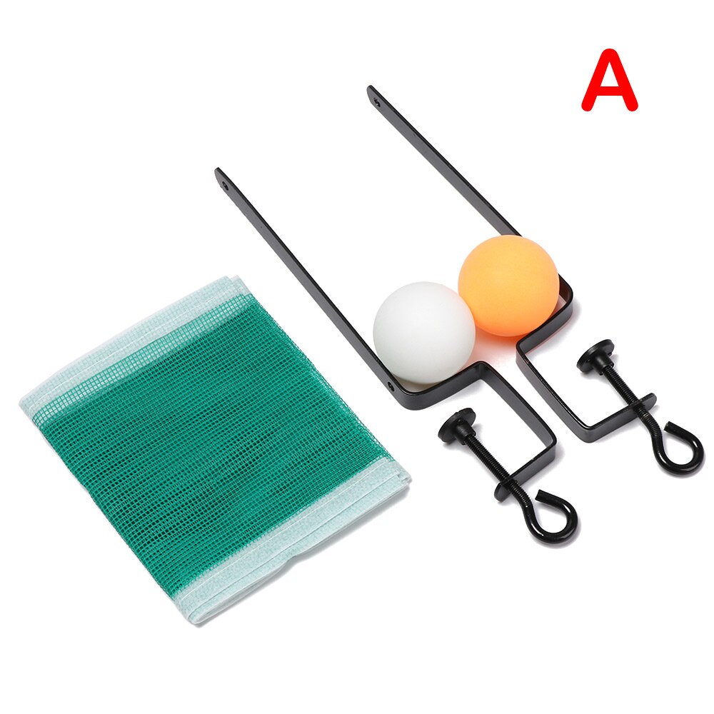Portable Table Tennis Net and Post Sets with Extendable Mini Posts Bats Balls Ping Pong Paddle Set Training Accessories: A