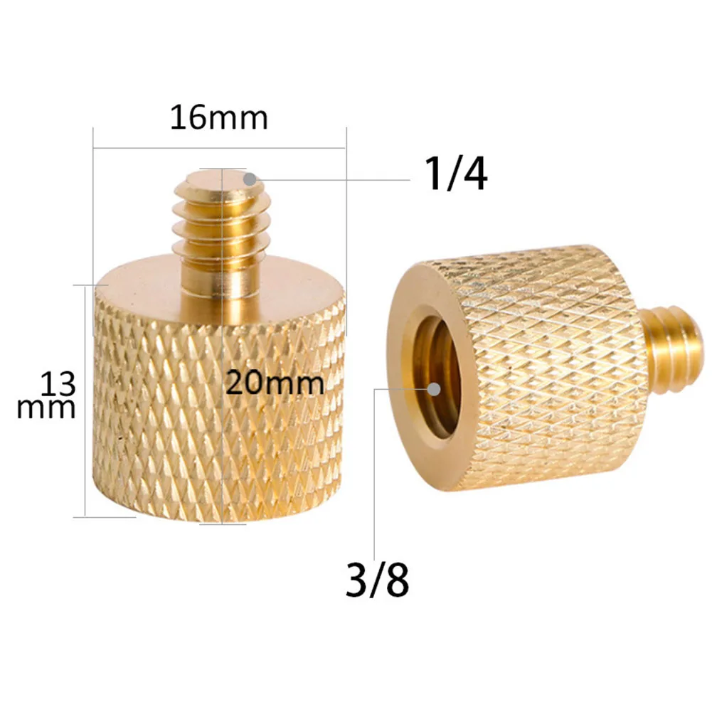 1/4 3/8 To 5/8 Female Male Threaded Screws Mount Adapters Tripod Camera Studio Threaded Screw Mount Adapters LS082 For Tripods: PURPLE