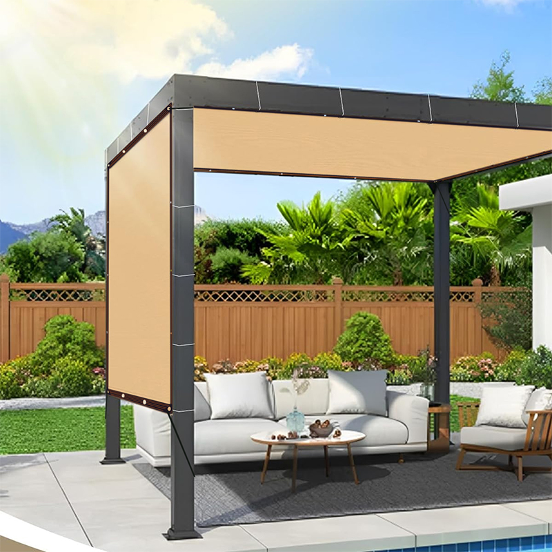 Toldo Vela de Sombra Impermeable Rectangular 2,5x3,5m Protección Rayos