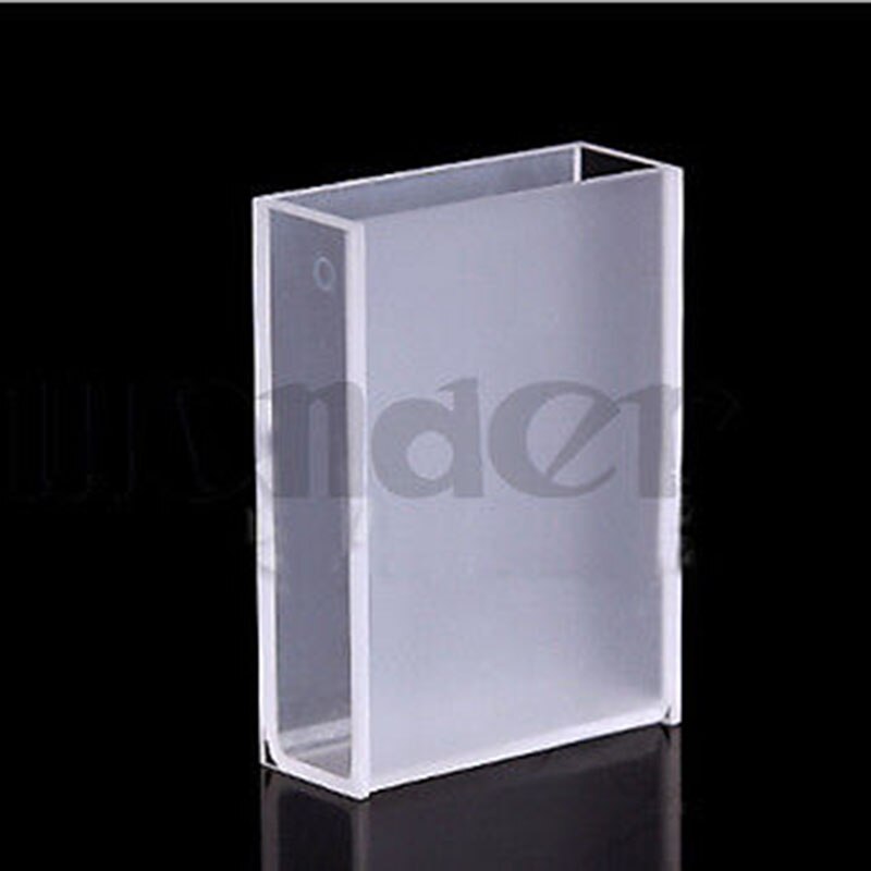 30mm Path Length JGS1 Quartz Cuvette Cell With PTFE Lid For Uv Spectrophotometers