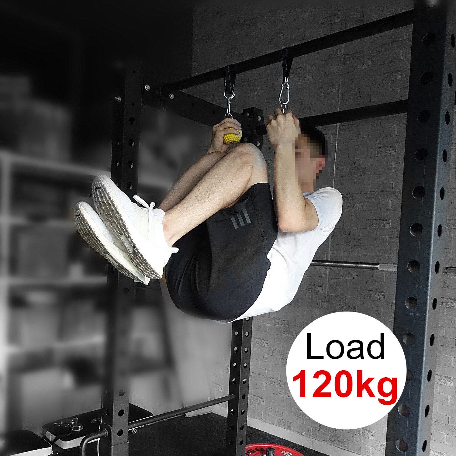 1 paio di cinghie per appendere il Fitness per carichi pesanti perfetto per amaca altalena Home Gym Cable Machine allenamento Bodybuilding muscolare
