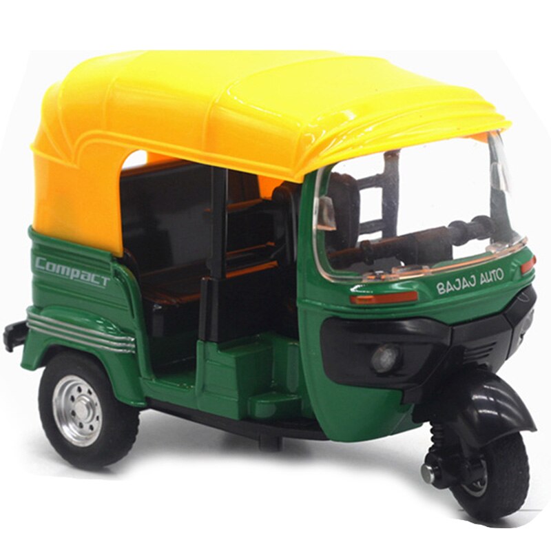 Hohe Simulation Indische Dreirad Autos Spielzeug Indien ziehen Zurück Licht Klang Motorrad Spielzeug Auto Für freundlicher freundlicher