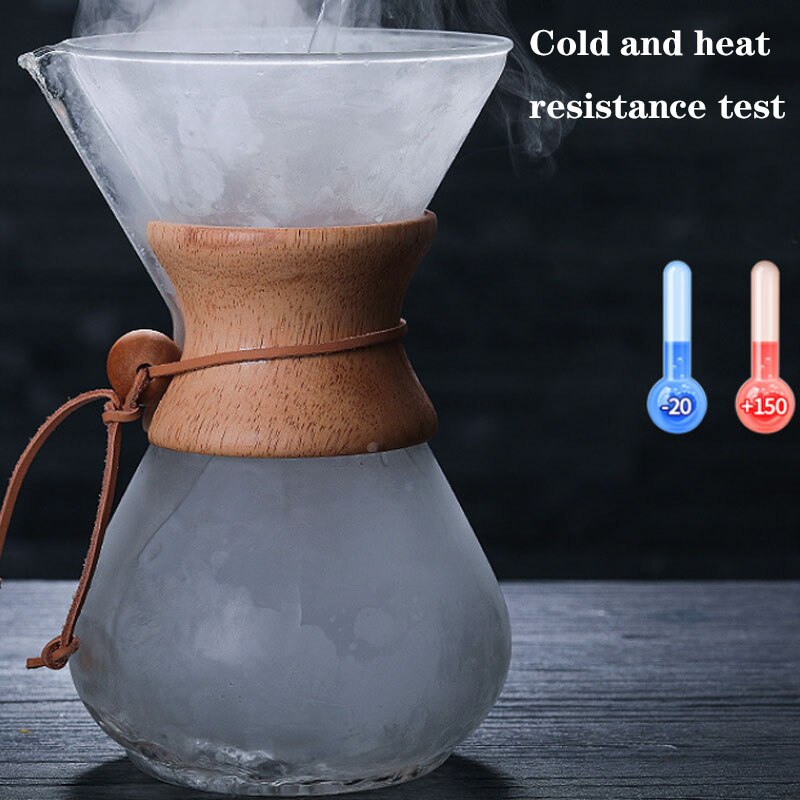 400 Ml 600 Ml 800 Ml Glas Koffiezetapparaat Espresso Potten Machine Met Rvs Filter Hoge Temperatuur slip Thuis