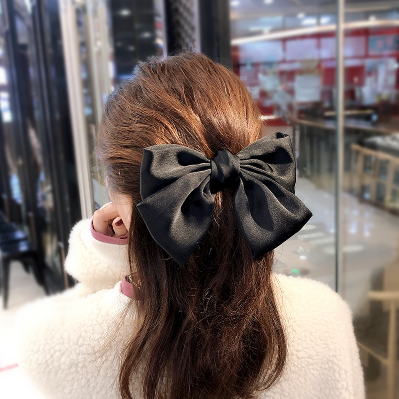 Große rote Schleife elastische Haarbänder süße schöne Clip Temperament Mädchen Schleife Haarnadel Stirnband Haarschmuck japanische Kopfschmuck