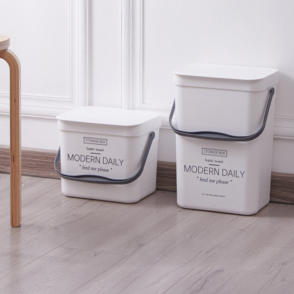 Kitchen Bathroom Storage Garbage Bag Zero Waste Recycle Compost Bin Organizer Trash Can Kitchen Wall Mounted Garbage Bin