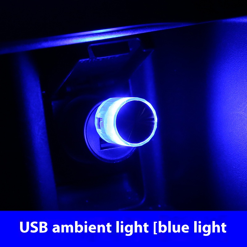 Auto-interieur Ambient Sfeerlicht LED-verlichting Auto Leeslamp Decoraties Decoratieve USB Plug en Play Sfeerlamp: WHITE