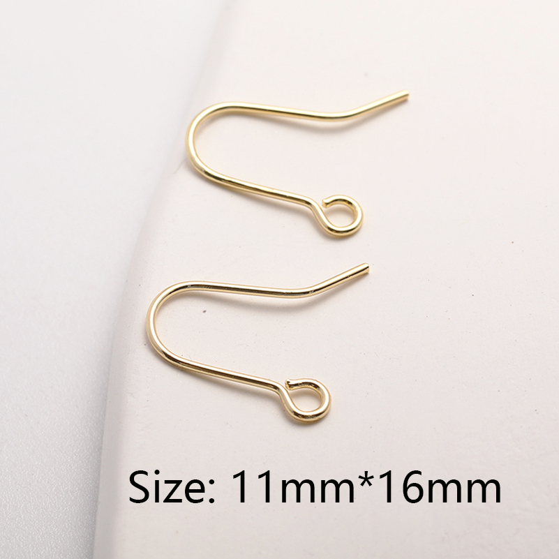Pendientes de pentagrama chapados en oro de 14K, 7,5mm, bonitos dijes con incrustaciones de circón, colgantes de estrella pequeña, accesorios para hacer joyería DIY,: S / YELLOW