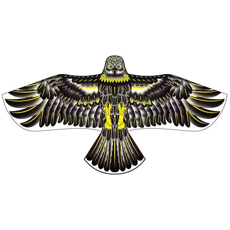 1.2M Flat Eagle Kite With 50 Meter Kite Line Flying Bird Windsock Outdoor Toys 1 Pcs