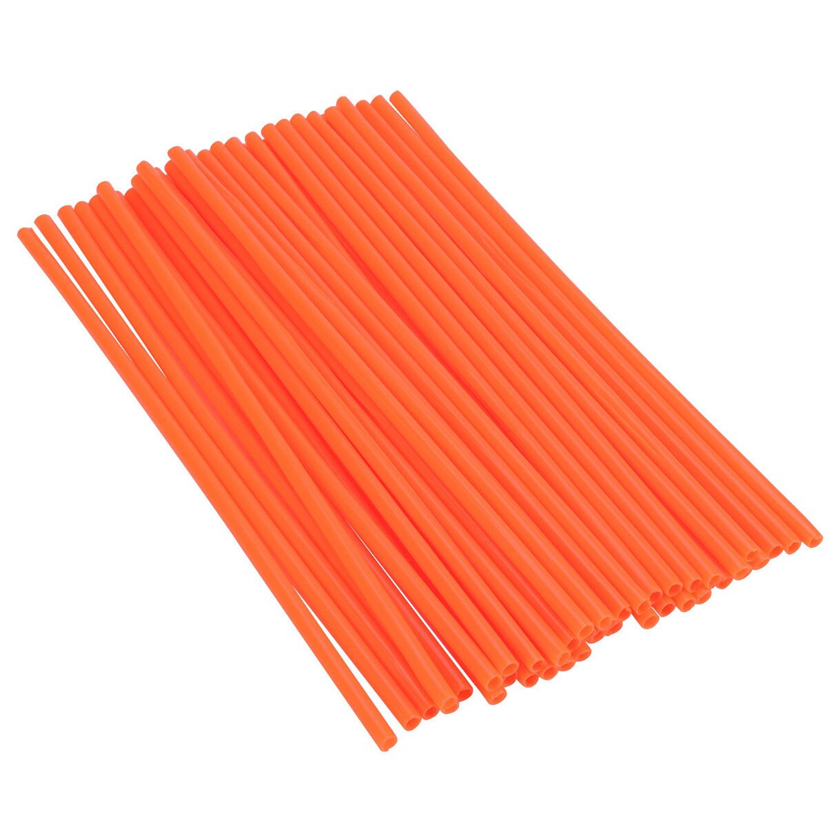 Fundas protectoras para radios de bicicleta, cubiertas decorativas para llanta de rueda de bicicleta de montaña y carretera, 75 Uds.: orange