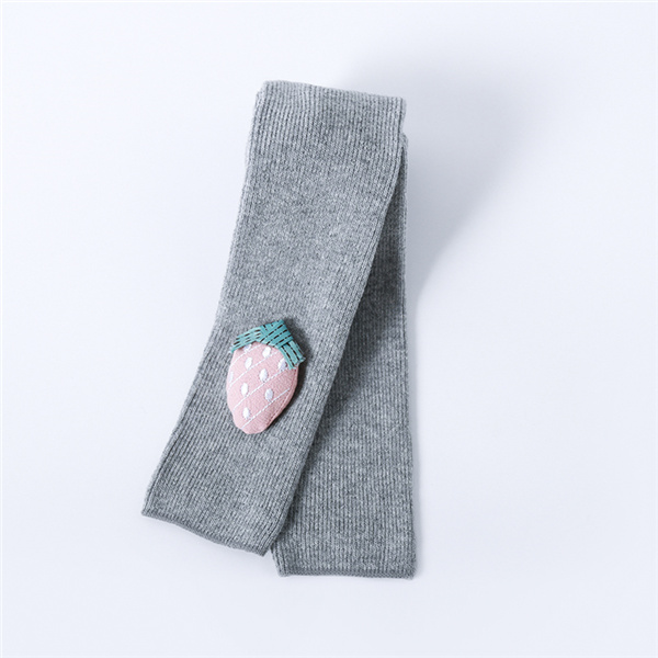 Blotona crianças pantymangueiras, bonito padrão de frutas decoração do bebê criança leggings calças &amp; meias para fotografia de festa: Cinza / 6-12Months