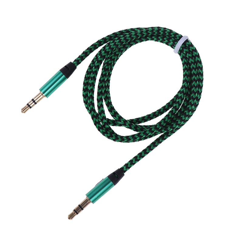 3.5mm Stereo Car Auxiliary Audio Cable 1M Male To Male for Smart Phone MP3 Tablet PC Aux 3.5mm Stereo Audio Cable