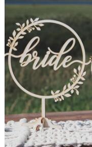 Sweetheart table decor, Wedding decor, Wedding sign, Bride and Groom Sign, Rustic wedding decor, Wedding: no2 / 15cm