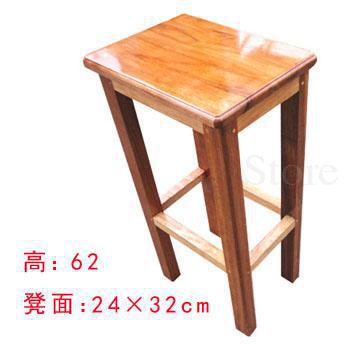 Solid wood dining Bar stool home restaurant stool dining chair makeup wooden stool high reinforcement board school student stool