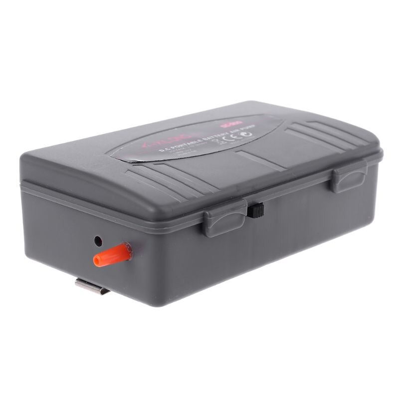 Aquarium Battery Operated Fish Tank Luchtpomp Beluchter Zuurstof Met Lucht Steen 5W