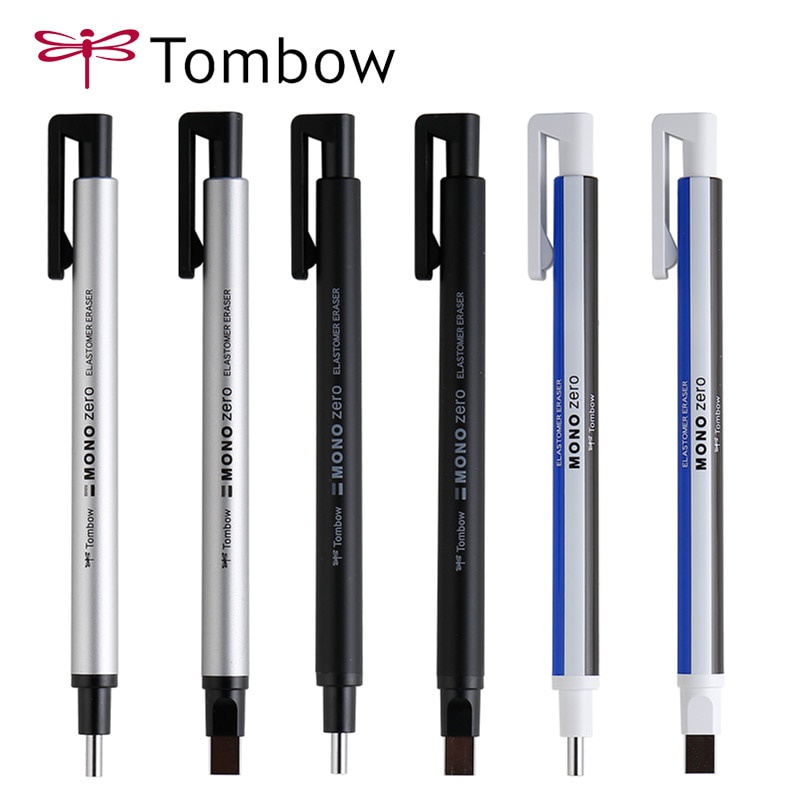 Tombow MONO Zero Pen Push Gumka Ołówek Guma ластик Japońskie artykuły papiernicze dla artystów Materiały dla uczniów Rysowanie Wymienny wkład