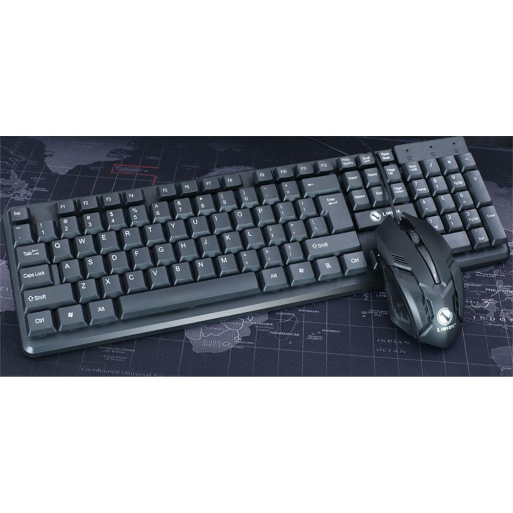 T13 General Wired Keyboard Mouse Set USB Desktop Laptop Office Keyboard Set Computer Keyboard Mouse Kit