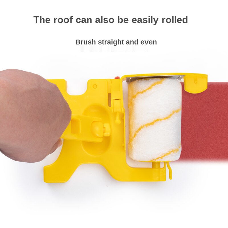 Clean Cut Paint Edger Roller Set DIY Decorative Multifunctional Wall Brush for Home Room Decor Painting Handle Tool Cleaner