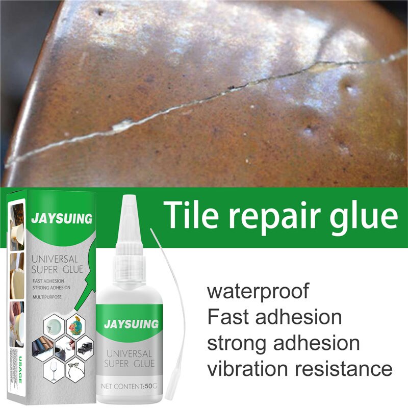 Superpegamento Universal instantáneo, pegamento plástico fuerte para resina, cerámica, Metal, multiusos, resistente al agua, reparación rápida
